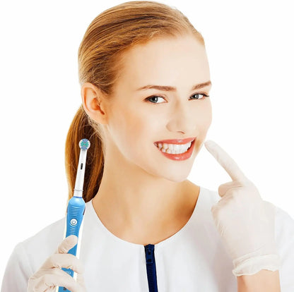For Oral-B Dupont Bristle Electric Toothbrush Heads Whiten Teeth Daily Clean Soft Care Teeth Function D100 D25 D30 4/8/16pcs