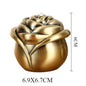 Mini Metal Rose Bud Pet Urns Ashes Cremation Memorials Gifts Small Animal Urns Ash Souvenir Funeral Keepsake Ashes Box Pets