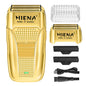 HIENA Shaving Machine Men Electric Shaver Hair Clipper Rechargeable Metal Housing Pro Electric Shaver for Men Electric Home