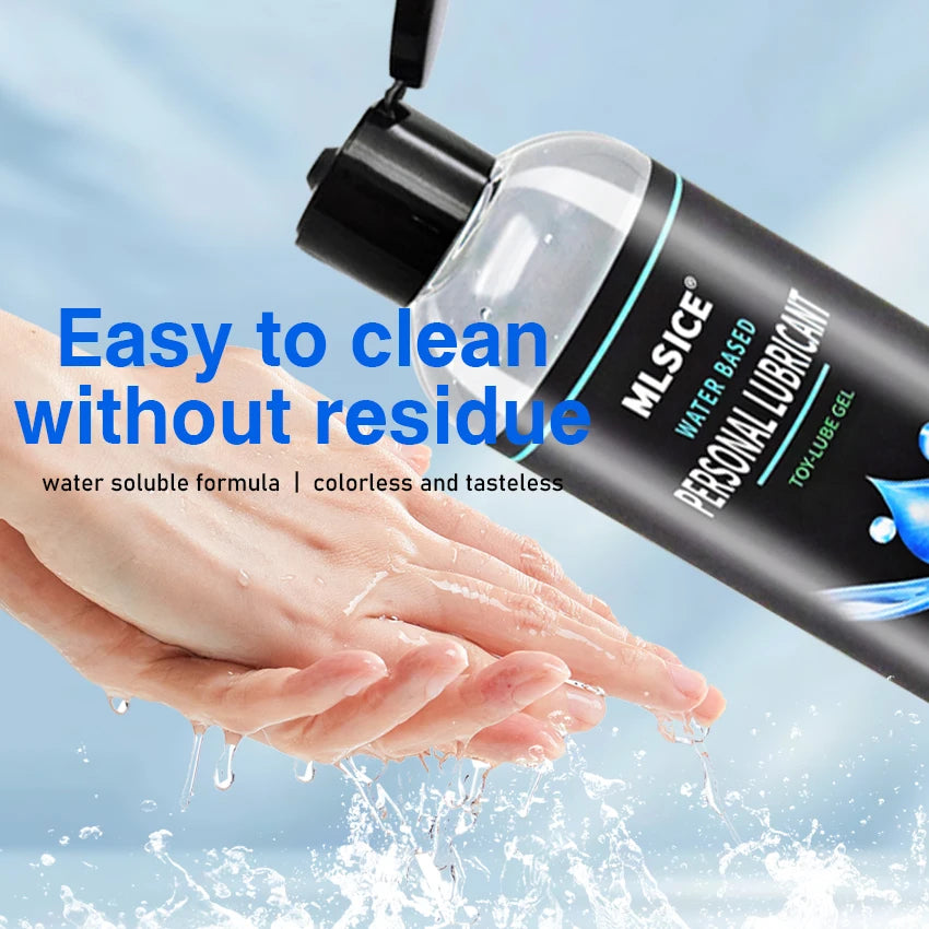 300ml Long-Lasting Silicone Based Lubricant for Sex Toy Stringy Anal Lube Suitable for Bathroom And Underwater Use For Men Women