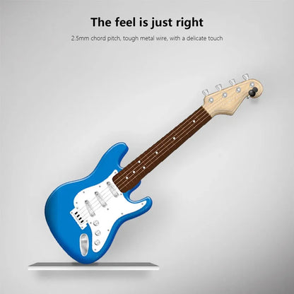 4-string Children Electric Guitar Toy with Music Light Beginner Electric Guitar Ukulele Children's Toy Musical Instrument Gift