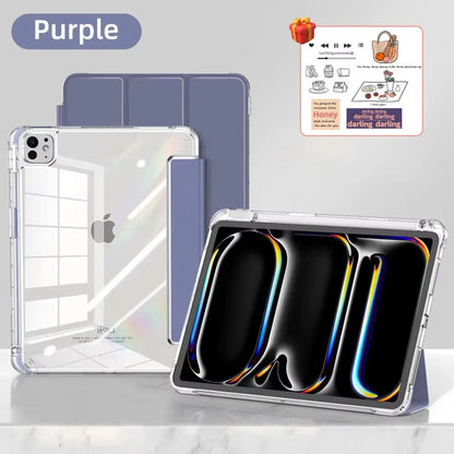For 2024 iPad Air 6 Case iPad Air 5  6 11 iPad Pro 11 12.9 13 10 Gen 10.2 9th 8th 7th 9.7 6th 5th Mini 7 6 Case With Pen Holder