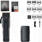 7500RPM Babymodel PRO Men's Professional Barber Shop Hair Salon Hair Clipper Trimmer Shaver Set Powerful Motor DLC Alloy Blade