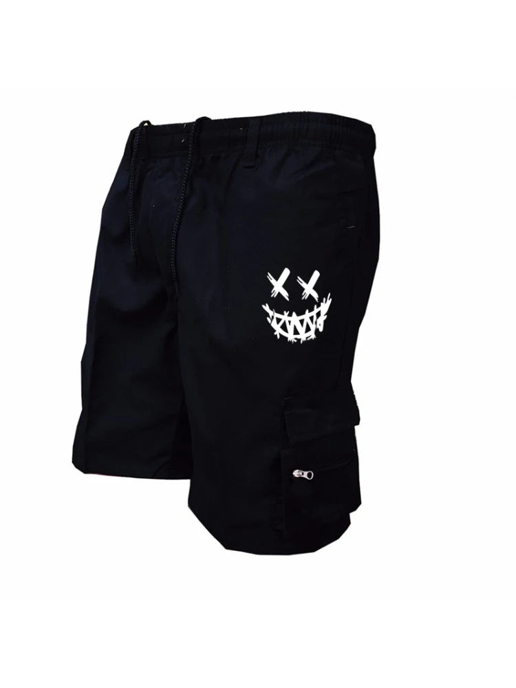 American Flag Printed Cargo Shorts Independence Day Eagle Shorts Summer Cargo Work Camping Multi-pocket Short Pants Streetwear