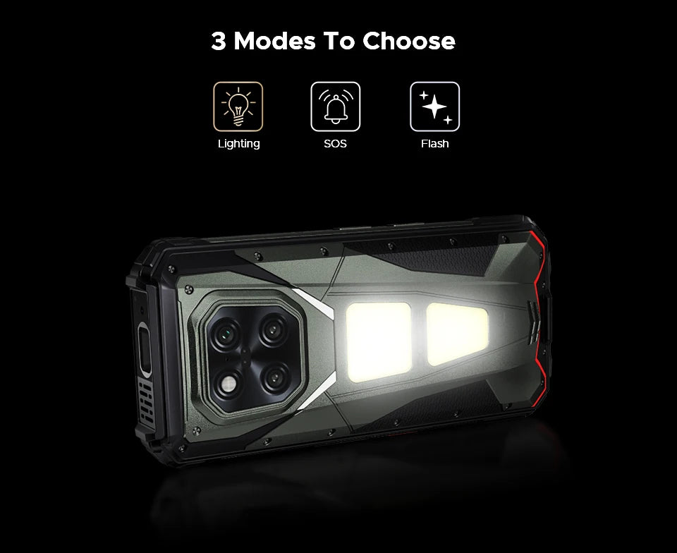 World Premiere DOOGEE V Max Play 5G Projector Rugged Phone 20500mAh Dual Camping Lights Dimensity 7300 16GB+512GB NFC Smartphone