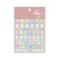 White Bloom Translucent Hollow Butterfly Heart Nail Sticker Press on Nails Decals Hollow Heart Star Moon Shape Sticker Sliders