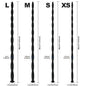 5 Sizes Soft Silicone Urethral Dilator Horse Eye Stick Penis Rod Male Masturbation Blockage Stimulator Catheter Sex Toys for Men