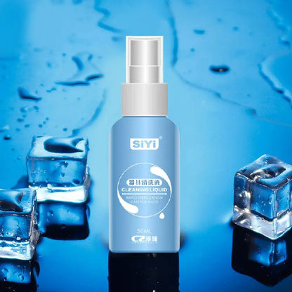 50ml Anti-bacterial Sex Toy Cleaner Disinfection Liquid for Vibrator Body Safe Cleaning Spray Bottle Sex Products Sterilization