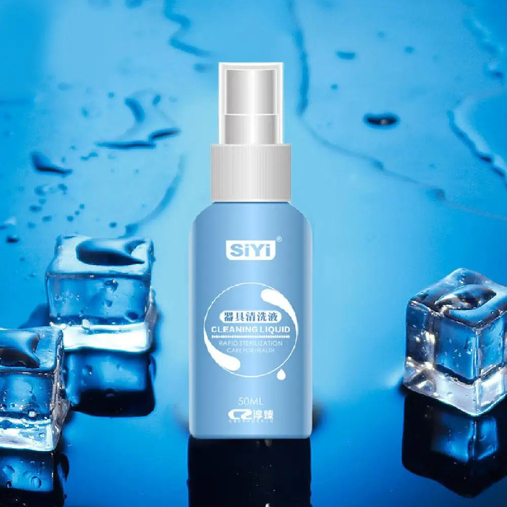 50ml Anti-bacterial Sex Toy Cleaner Disinfection Liquid for Vibrator Body Safe Cleaning Spray Bottle Sex Products Sterilization