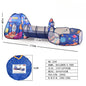 IMBABY 3 In 1 Children Balls Pool Toys Tent Crawling Tunnel Foldable Baby Ballon Playpen Kids Tent Ball Pit Baby Playground