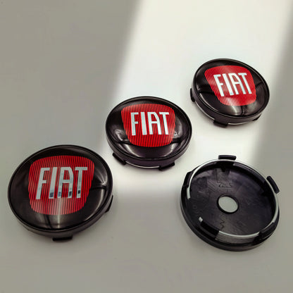 4pcs Fiat 500 Abarth Lancia Car Wheel Center Hub Cap Car Wheel Center Caps Hubcap Cover 60mm
