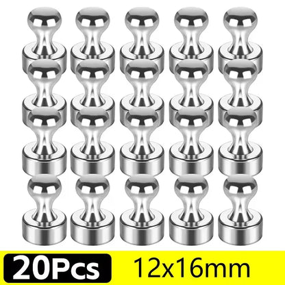 1-50Pcs Super Strong Neodymium Magnet Pushpin for Refrigerator Whiteboard Magnetic Pushpins Sucker Thumbtack Magnets Push Pins