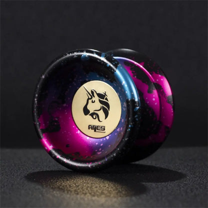 Fashion 10 Ball Bearing Metal Yoyo High Speed Unresponsive Yo Yo Toys Professional Alloy Aluminum Yoyo Ball 1A/3/5A