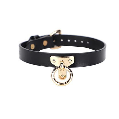 Genuine Leather Series Collar Slave Bed Neck Restraint Belt Strap BDSM Female Couple Bondage Erotic Fun Sex Toys Adult Games