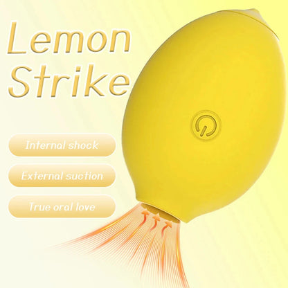 Lemon Vacuum Sucking Clitoral Stimulator with 10 Strong Sucking Modes Adult Sex Toys Vibrators Female Oral Nipple Clit Vibrating