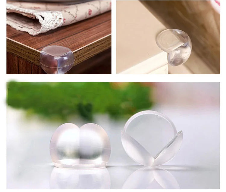 10pcs Baby Safety Silicone Protector Table Corner Edge Protection Cover Electric Socket Protection Children Anticollision Guards