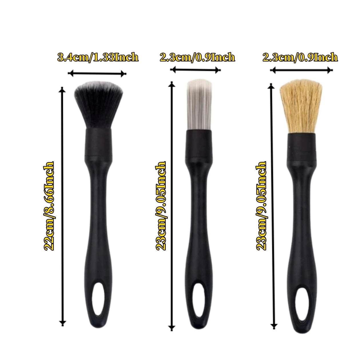 Car Wash Cleaning Detailing Brushes Automotive Interior Dust Brush Dashboard Air Outlet Cleaning Brush Auto Wheel Brush