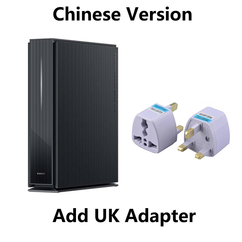 New Xiaomi Router BE6500 Pro WiFi 7 2.4/5GHz Mesh Dual Band Qualcomm 4-Core Processor Chinese Version,With adapter