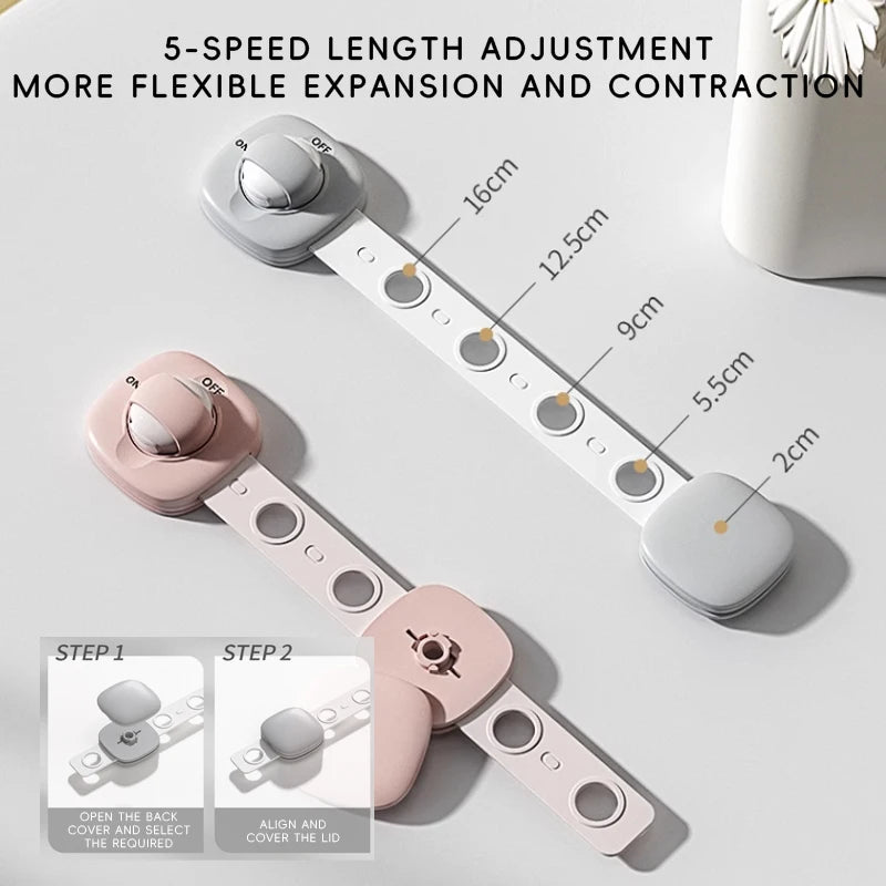 Baby Safety Lock Drawer Child Safety Cabinet Locks Adhesive Cabinet For Drawer Door Latches Baby Safe Straps Child Door Security