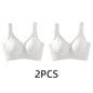 1/2PCS Women's Seamless Underwear, Thin Style, Large Breasts, Small Breasts, No Wires, Pull-up And Anti-sagging Large Size Bra