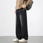 Spring Autumn New Men's Straight Vintage Fit Jeans Casual Trousers High Quality Male Korean Fashion Baggy Wide Leg Denim Pants