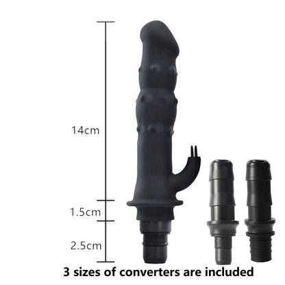 1pc Black Silicone Massage Head, Fascia Gun Massage Head, With Multiple Uses, Including Three Interfaces, Used For Fascia Gun
