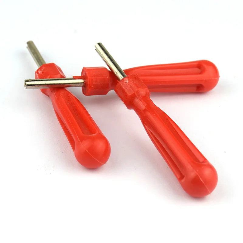 Slotted Handle Tire Valve Stem Core Remover Screwdriver Removal Tool Car Bike Bicycle Motorcycle Tire Repair Tool Car Accessory