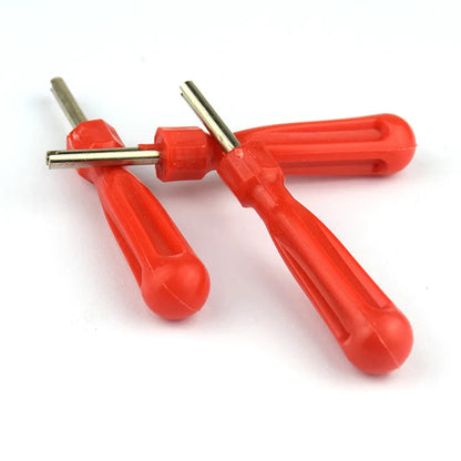 Slotted Handle Tire Valve Stem Core Remover Screwdriver Removal Tool Car Bike Bicycle Motorcycle Tire Repair Tool Car Accessory