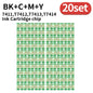 1set~50set T741X-T7414 T7411 T741X Ink Tank Chip For Epson SureColor F6200  F6270 F7270 F9270 F9300 F9330 F9340 F9360 F9370 CHIP
