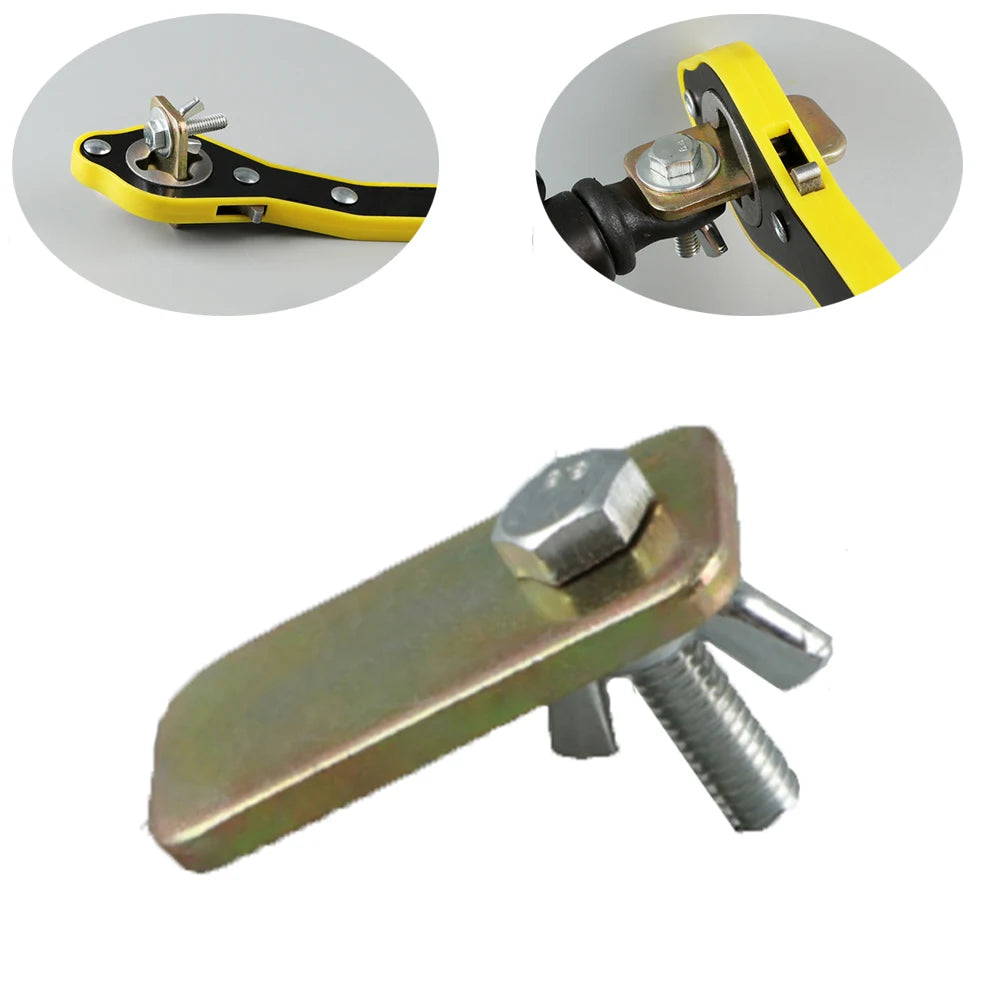1 Set Car Jack Ratchet Wrench Labor-saving Car Scissors Ratchet Spanner Key Tire Wheel Lug Wrench Hands Repair Tools
