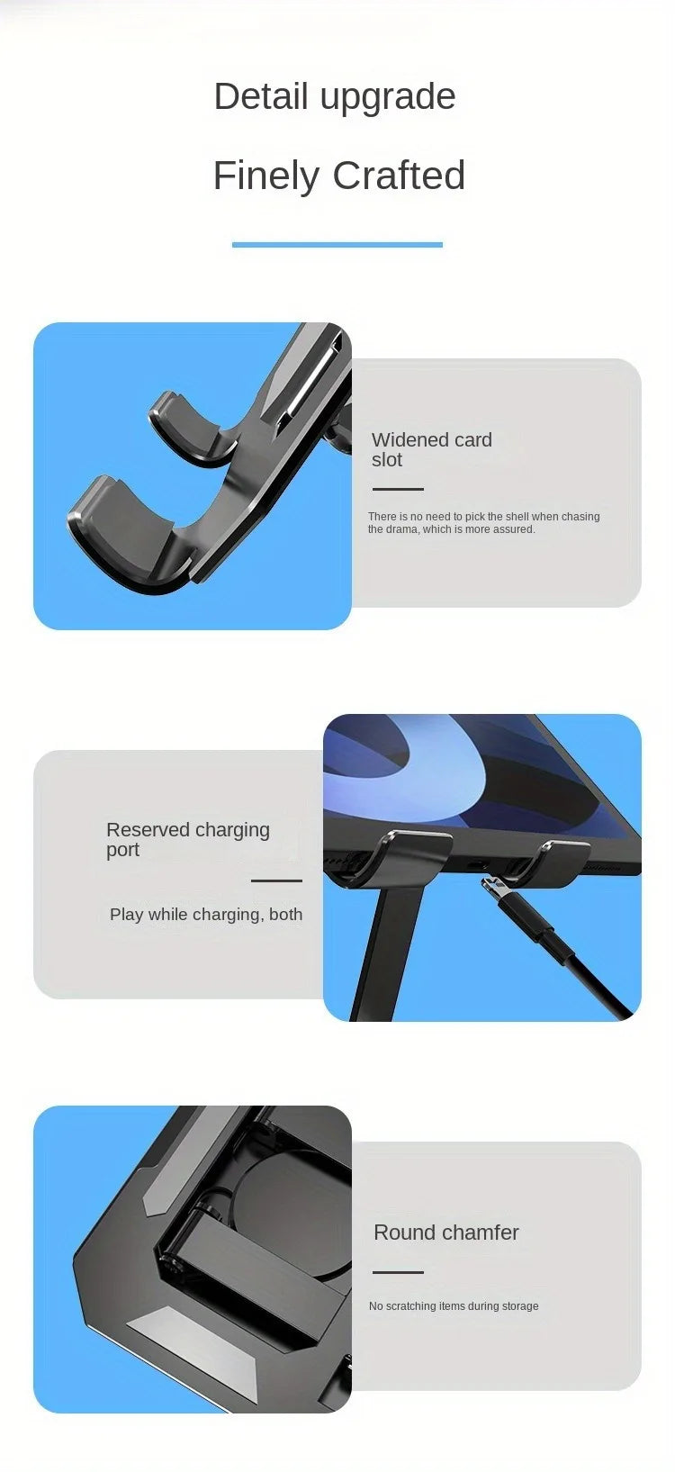 Tablet  360° Rotatable Stand Adjustable Foldable Desktop Stand Holder Compatible For 4.7-12 Inch Ipad Pro/Air/Min Laptop Tablet
