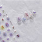 Line Flower Powder Blusher Love Heart High Quality Jelly Series Adhesive Nail Sticker Nail Art Decoration Decals Design T-2830