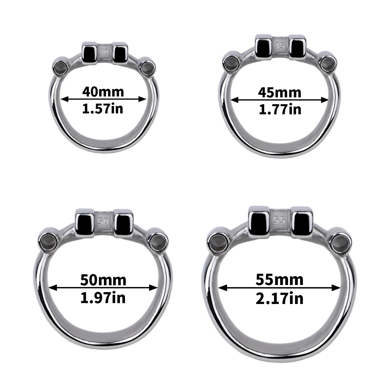Stainless Steel Chastity Cage Device Penis Rings Bondage Belt Cock CB Lock BDSM Sex Toys for Man Gay Adult Products Accessories