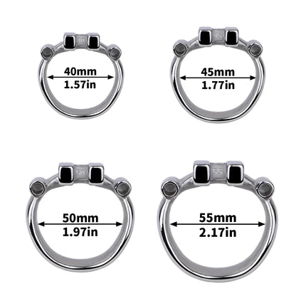 Stainless Steel Chastity Cage Device Penis Rings Bondage Belt Cock CB Lock BDSM Sex Toys for Man Gay Adult Products Accessories
