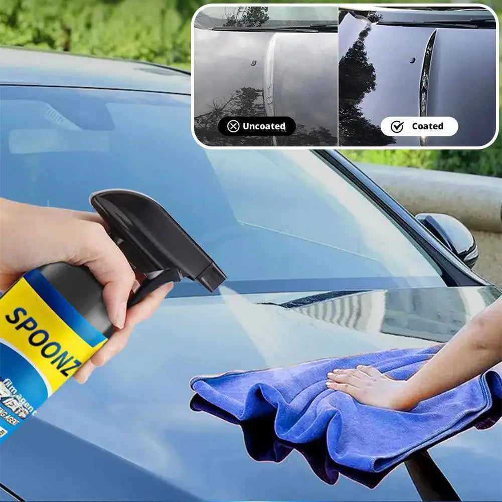 500ML Car Coating Spray Nano Ceramic Quick Effect Coating Agent Spray Quick Coat Wax Polish Spray Protection Car Care KIT 1/3set