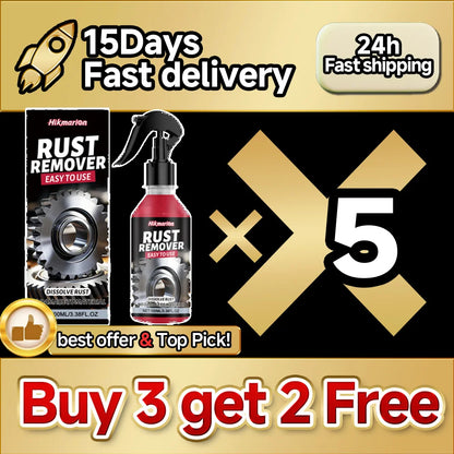 Multi Purpose Rust Converter Spray Lubricant and Degreaser for Rims Chains Metal Surfaces Cleaner Vehicle Supplies
