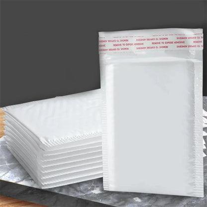 50/100Pcs Pearl Film Waterproof Bubble Bags, Thickened Self-Sealing Foam Envelope Courier Bags for Express Packaging,