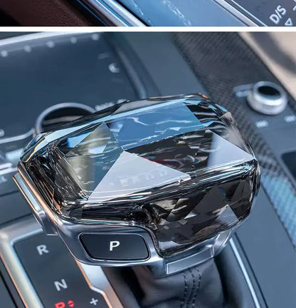 Left-hand drive LHD Crystal Gear Shift Knob Cover for Audi Q7 4M A6 C8 Q8 SQ5 A5 F5 A4 B9 S4 RS5 RS6 A7 4K SQ8 Gear Lever Handle