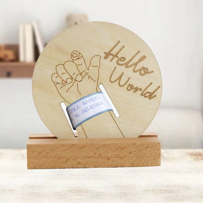 Newborn Hospital Engraved Keepsake Holder Personalized Baby Gift Memorial Pregnancy Wristband for Mother's Day & Father's Day