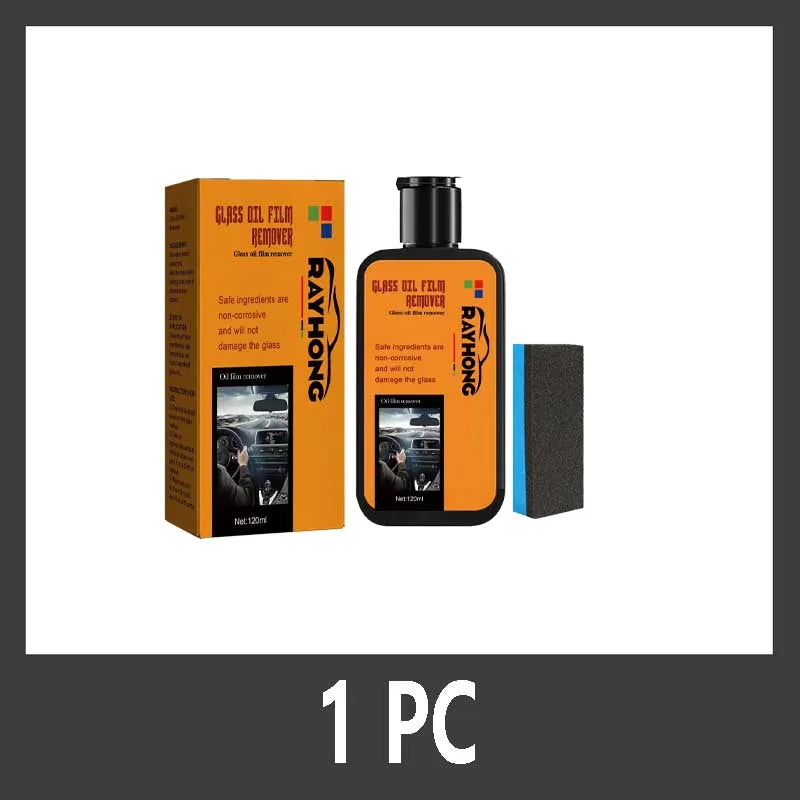 Motorcycle Glass Oil Film Remover Glass Polishing Compound Windshield Cleaner Car Glass Polishing Clear Window Auto Detailing
