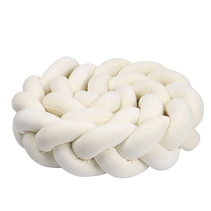 1-4M Baby Bumper Bed Braid Knot Pillow Cushion Bumper for Infant Crib Protector Cot Bumper Room Decor Crib Bedding Braid Set