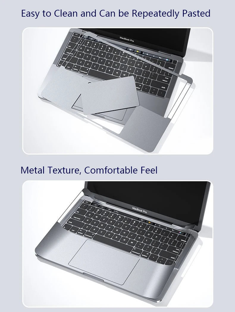 Anti-Scratch Wrist Support Protective Film For Macbook Air 13 15 M1 M2 2023 Pro 14 16 Waterproof Skins Film Laptop Sticker Cover