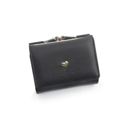 New Mini Short Women Wallets High Quality Coin Pocket Luxury Female Purses Card Holder Photo Holder Cute Wallet For Girls