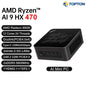 Topton Gaming AI Mini PC OCulink AMD Ryzen AI 9 HX 470 370 365 USB4 2x2.5G LAN 2xNVMe Windows 11 Metal Mini Computer OpenClaw