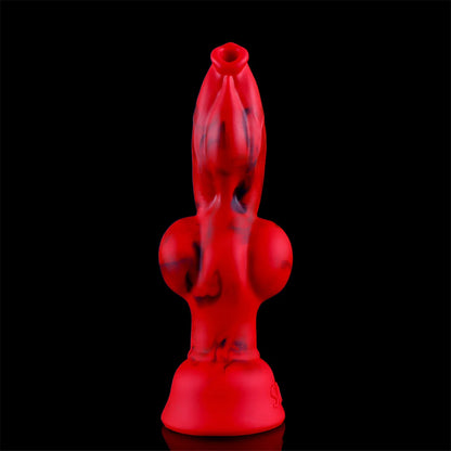 18+ Soft Silicone Dog Knot Dildo Penis Animal Dildo Realistic Gigante Sexy Adult Red Black Colors Big Dildos Sexy TоY Xxl Sextoy