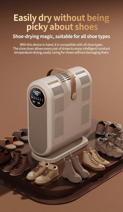 Foldable Shoe Dryer Electric Shoe and Boot Dryer Timing Control Household Shoe Warmer Portable Heater For Socks Boots