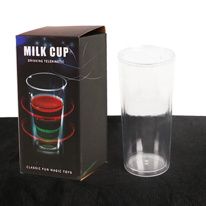 Magic Plastic Cup Magic Show Magic Tricks Prop Toy Sucking Milk Through Air Novel Creative Campus Class Theatrical Performance
