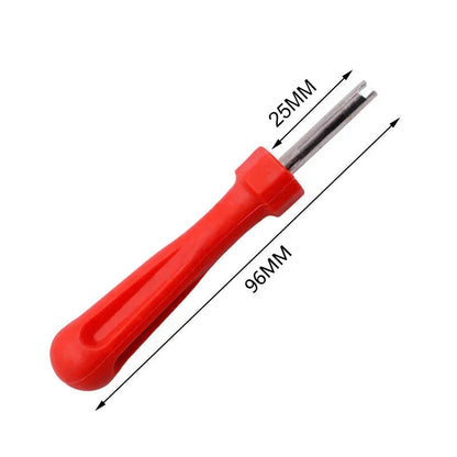 Slotted Handle Tire Valve Stem Core Remover Screwdriver Removal Tool Car Bike Bicycle Motorcycle Tire Repair Tool Car Accessory