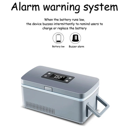 Portable Car Home Small Insulin Refrigeration Box Rechargeable Mini Fridge Cool Box Cooler for Drug Auxin Injection Pen Eye Drop