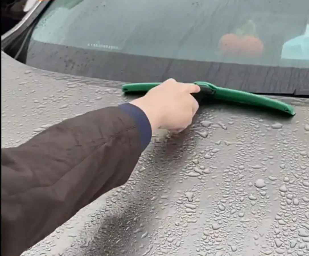 TOFAR Silicone Water Squeegee Car Cleaning Window Tinting Wrap Tool Windshield Glass Water Wiper PPF Scraper Soft T-Shape Shovel
